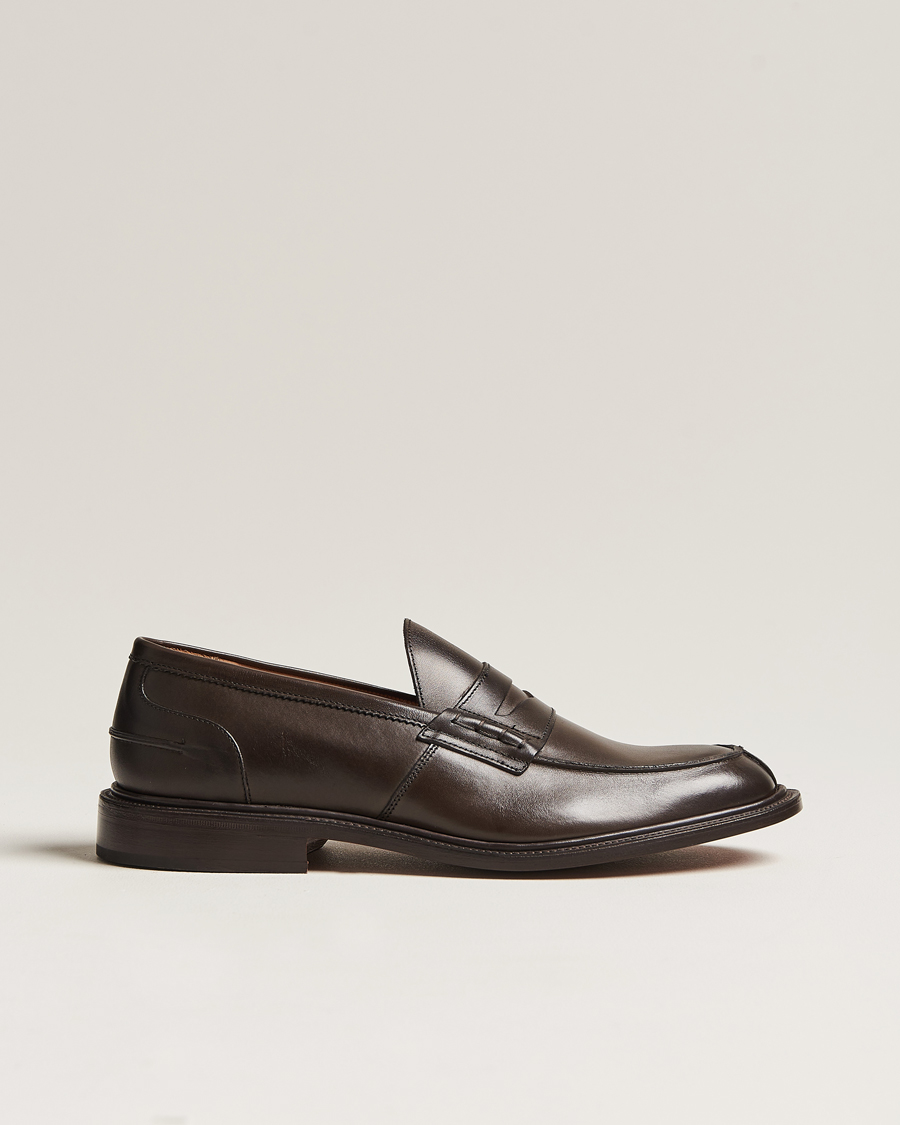 Men | Tricker's James Penny Loafers Espresso Calf | Tricker's | James Penny Loafers Espresso Calf