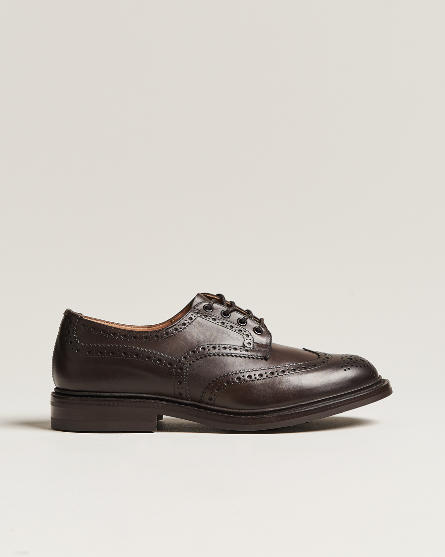 Men | Brogues | Tricker's | Bourton Country Brogues Espresso Calf