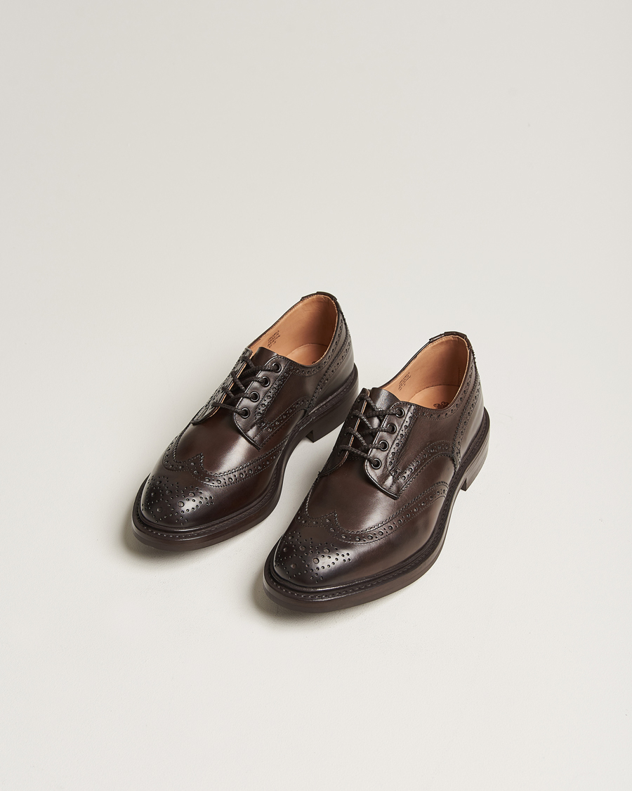 Men | Brogues | Tricker's | Bourton Country Brogues Espresso Calf