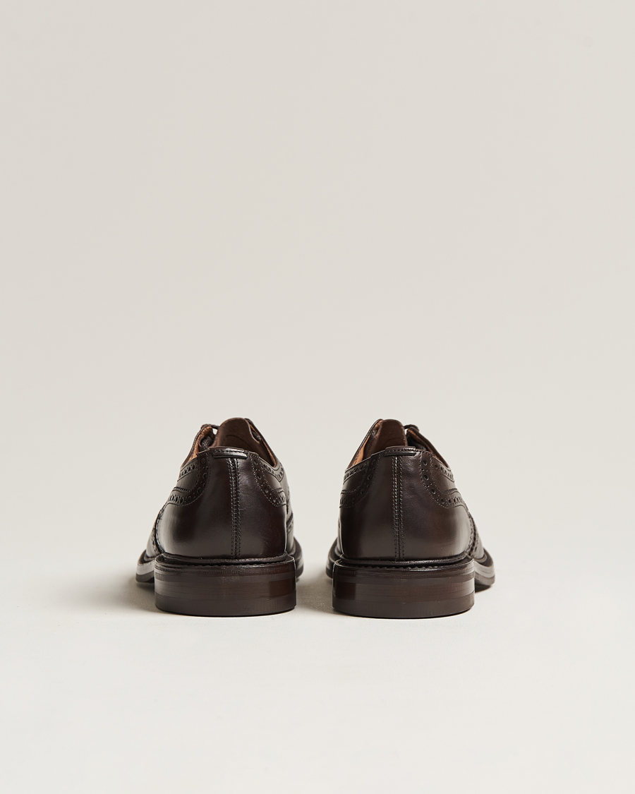 Men | Brogues | Tricker's | Bourton Country Brogues Espresso Calf