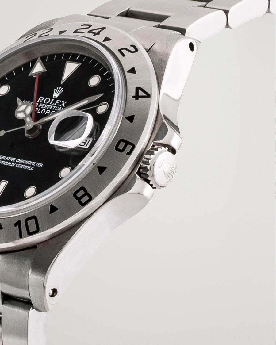 Men | Rolex Pre-Owned Explorer II 16570 Steel Black | Rolex Pre-Owned | Explorer II 16570 Steel Black