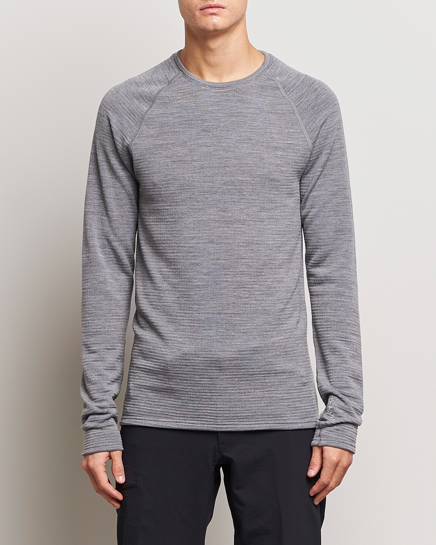 Men | Thermal Underwear | Houdini | Desoli Merino Thermal Crew College Grey