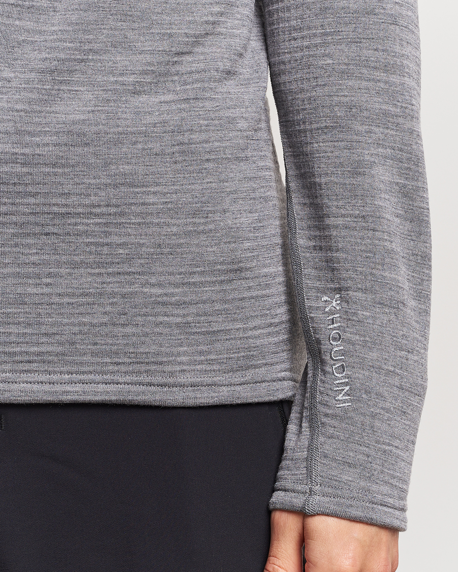 Men | Sweaters & Knitwear | Houdini | Desoli Merino Thermal Crew College Grey