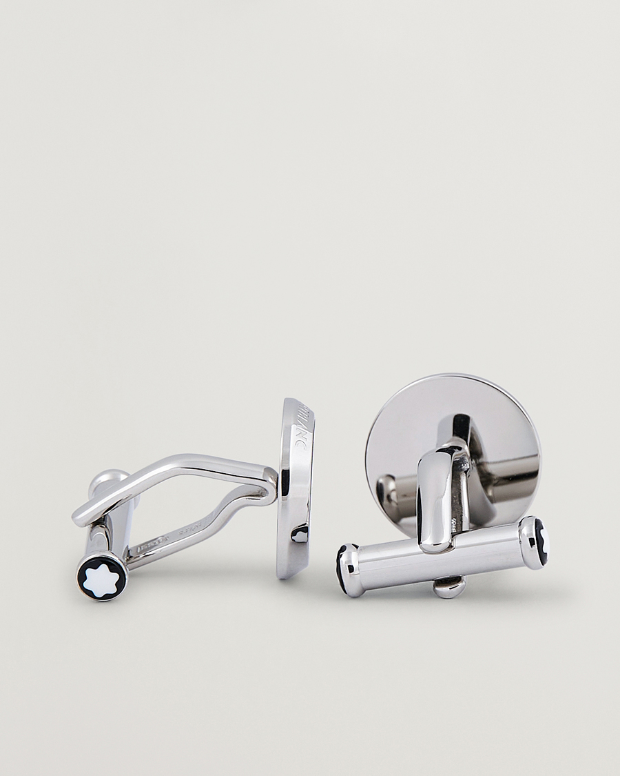 Men | Cufflinks | Montblanc | Tux Studs Cufflink Steel Onyx
