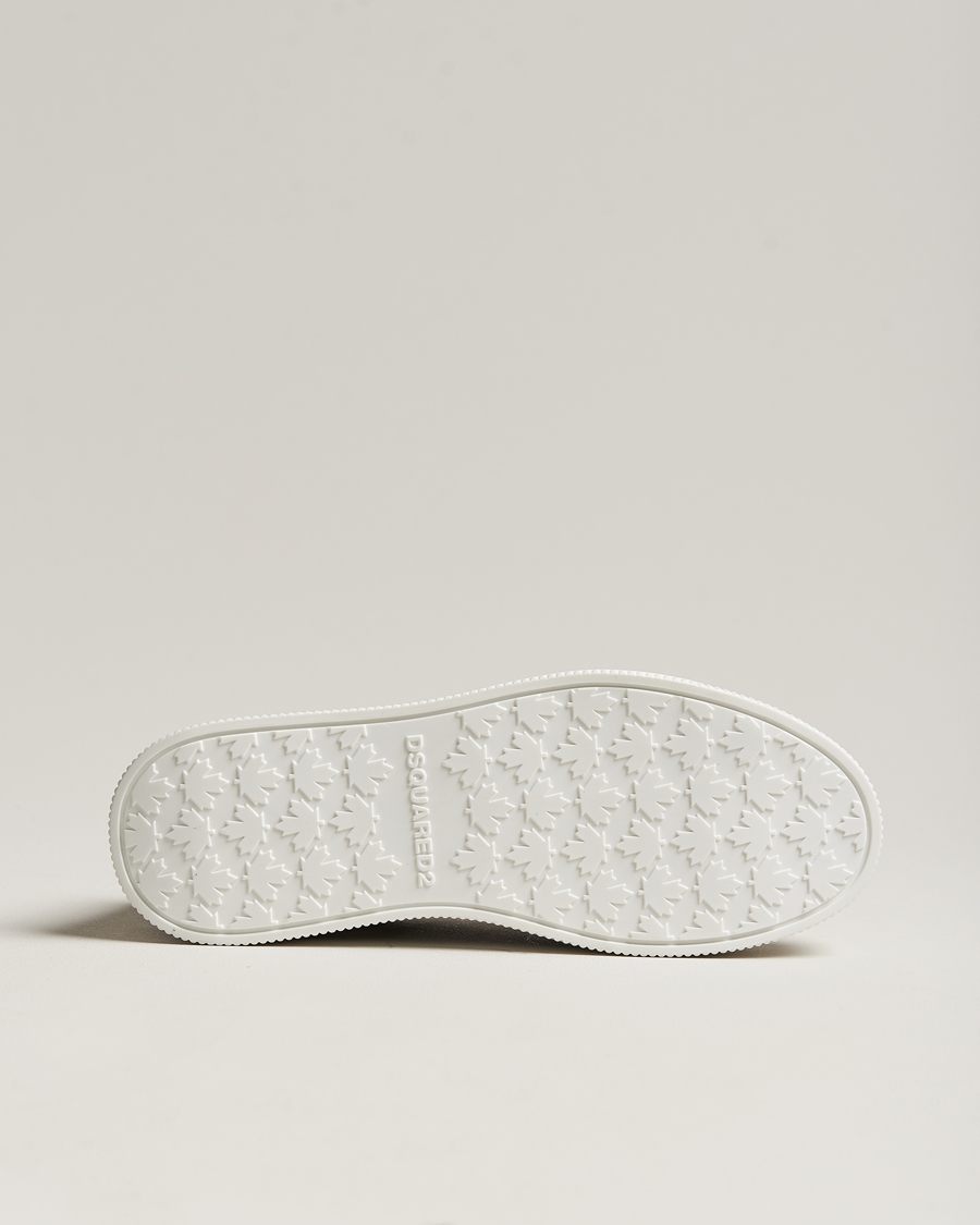 Men | Dsquared2 New Jersey Leather Sneaker White | Dsquared2 | New Jersey Leather Sneaker White