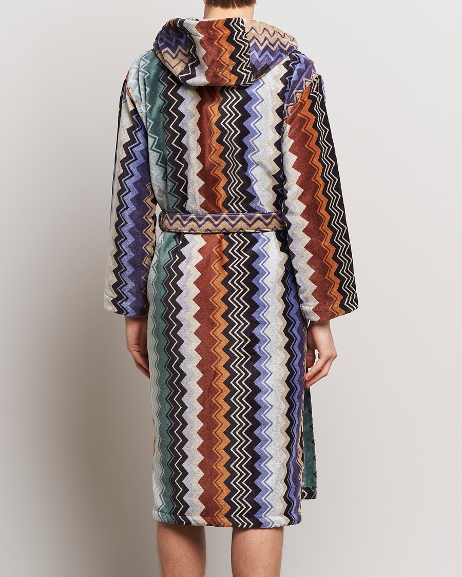 Men | Pyjamas & Robes | Missoni Home | Giacomo Bathrobe Verde Multi