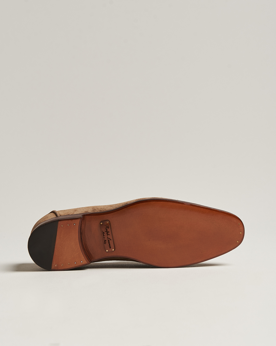 Men | Ralph Lauren Purple Label Suede Tassel Loafers Dark Brown | Ralph Lauren Purple Label | Suede Tassel Loafers Dark Brown