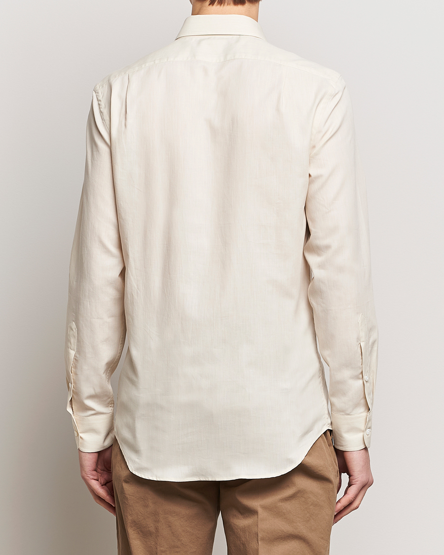 Men | Shirts | Ralph Lauren Purple Label | Soft Cotton Shirt Cream