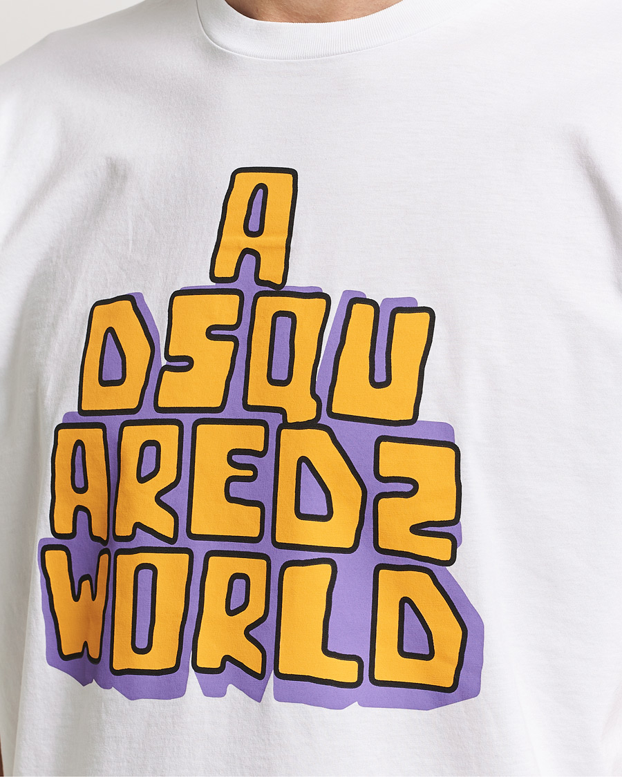 Men | T-Shirts | Dsquared2 | Cool Fit Logo Crew Neck T-Shirt White