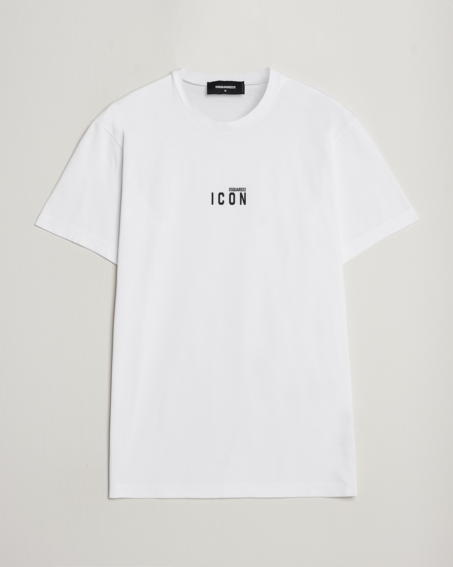 Men | T-Shirts | Dsquared2 | Icon Small Logo Crew Neck T-Shirt White