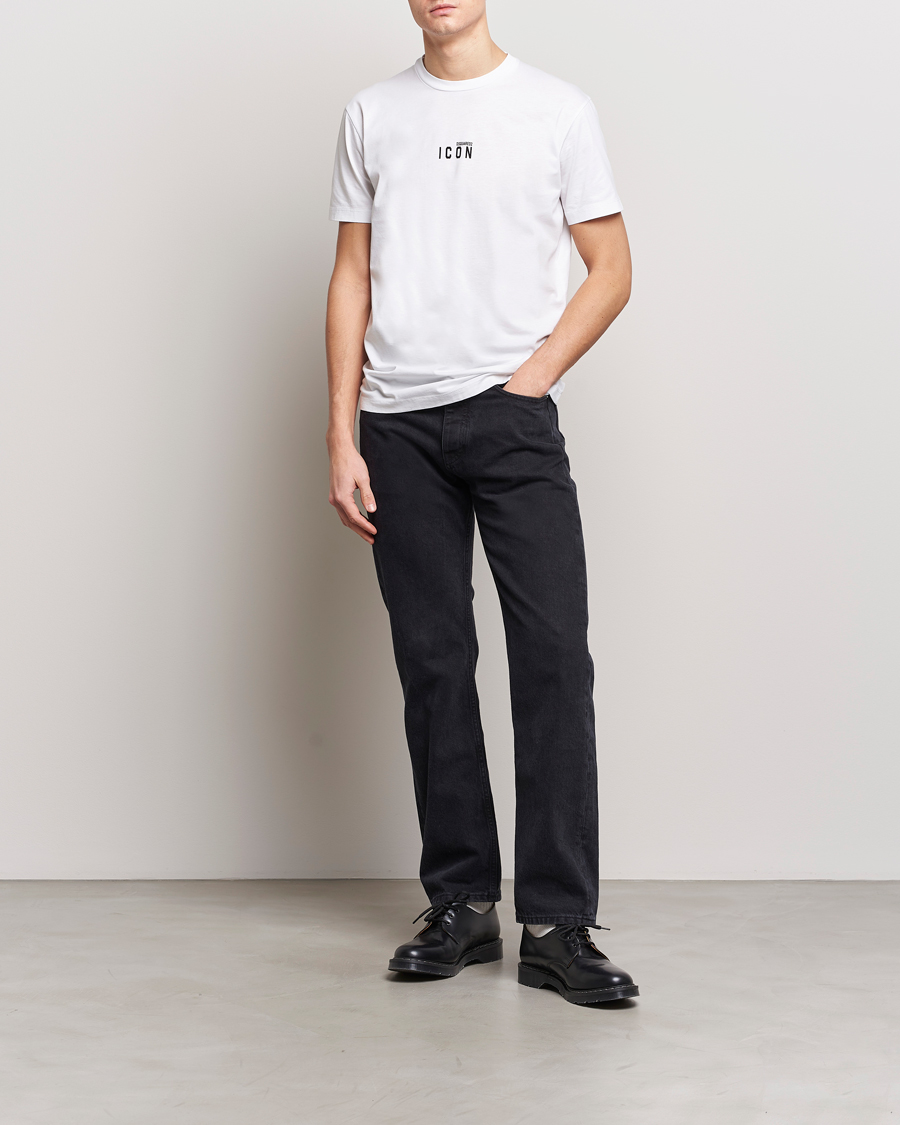 Men | T-Shirts | Dsquared2 | Icon Small Logo Crew Neck T-Shirt White