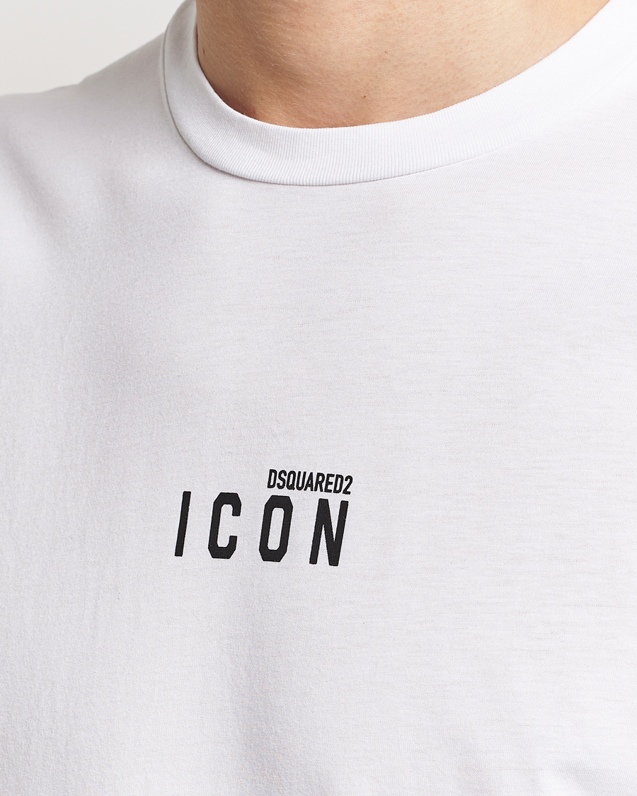 Men | T-Shirts | Dsquared2 | Icon Small Logo Crew Neck T-Shirt White