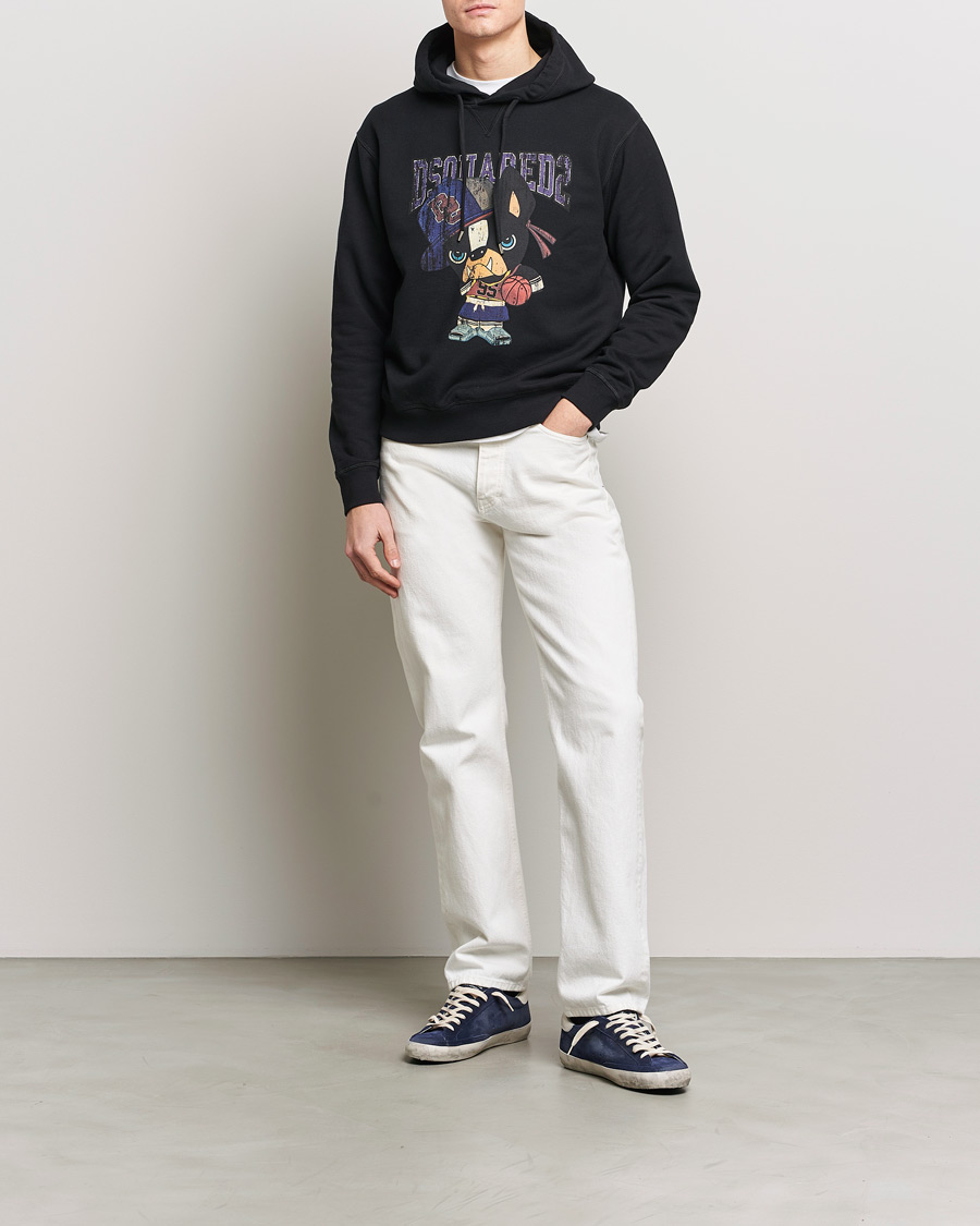 Men | Sweaters & Knitwear | Dsquared2 | Cool Fit Hoodie Black