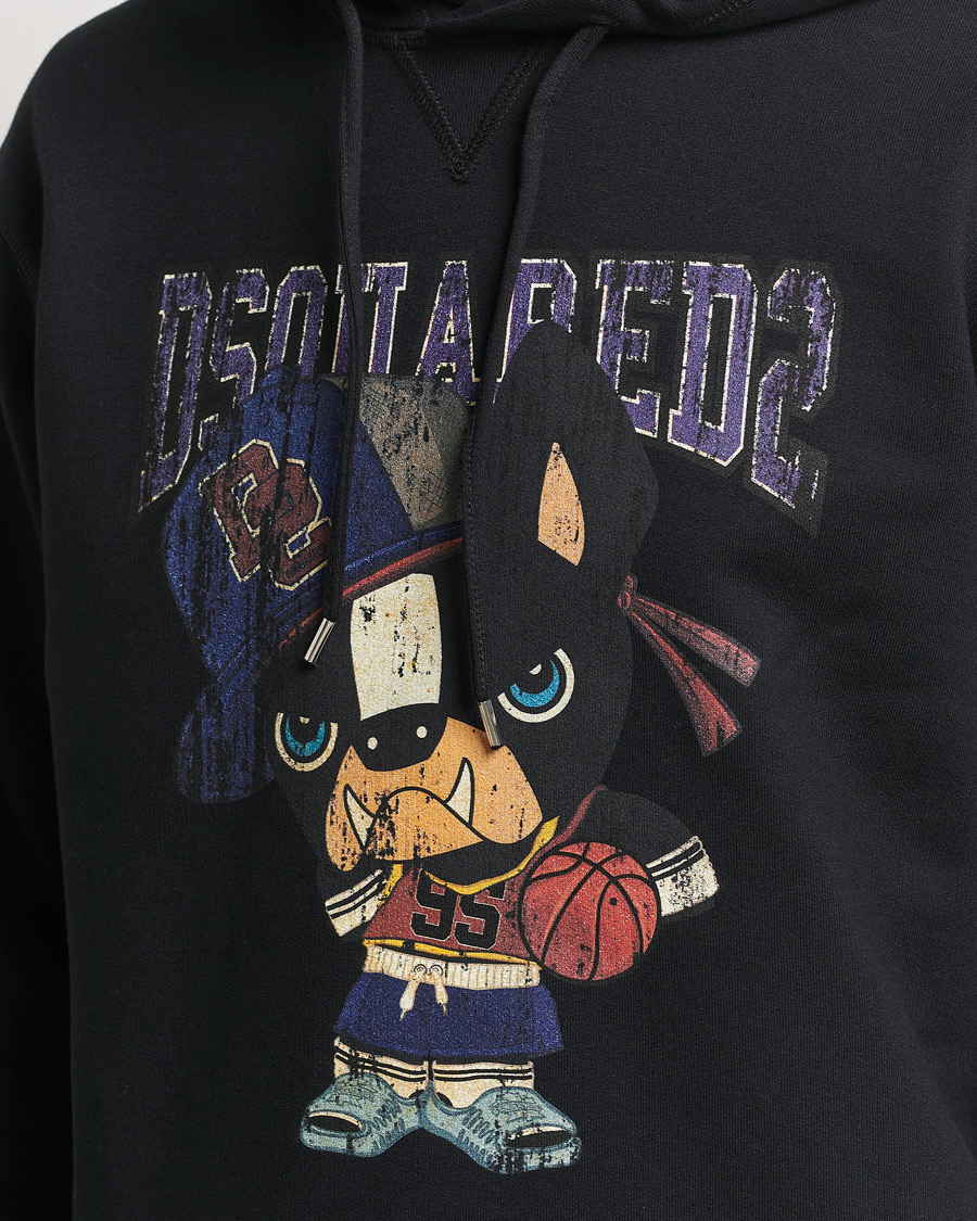 Men | Sweaters & Knitwear | Dsquared2 | Cool Fit Hoodie Black