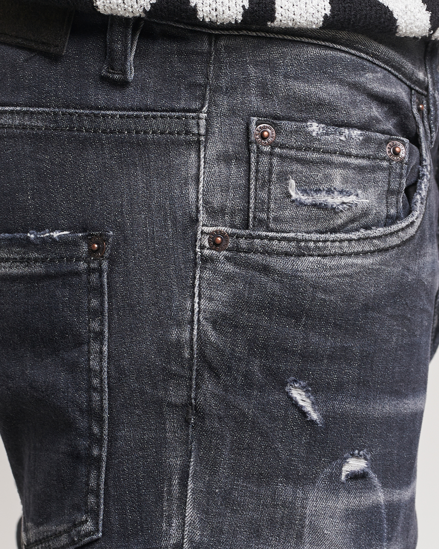 Men | Jeans | Dsquared2 | Skater Jeans Washed Black