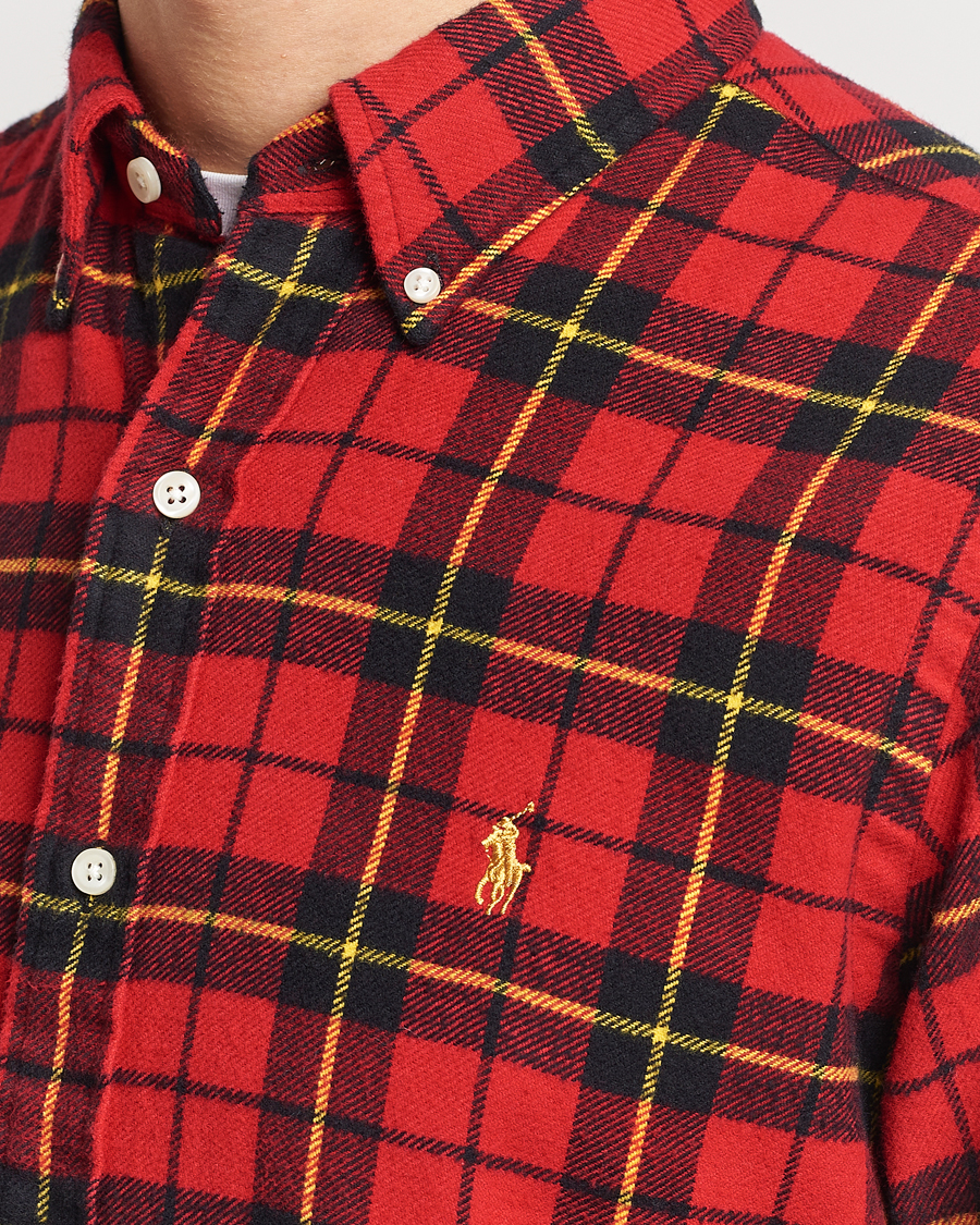 Men | Shirts | Polo Ralph Lauren | Lunar New Year Flannel Checked Shirt Red/Black