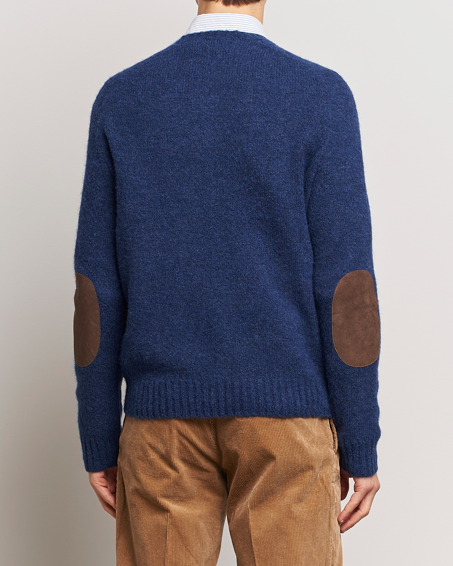Men | Sweaters & Knitwear | Polo Ralph Lauren | Alpaca Knitted Crew Neck Sweater Navy Heather