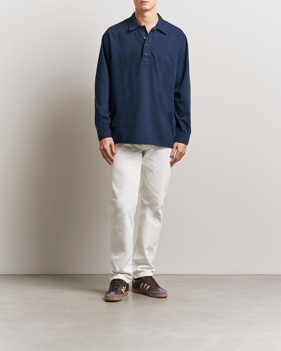Men | Shirts | Jeanerica | Lala Popover Shirt Dark Navy