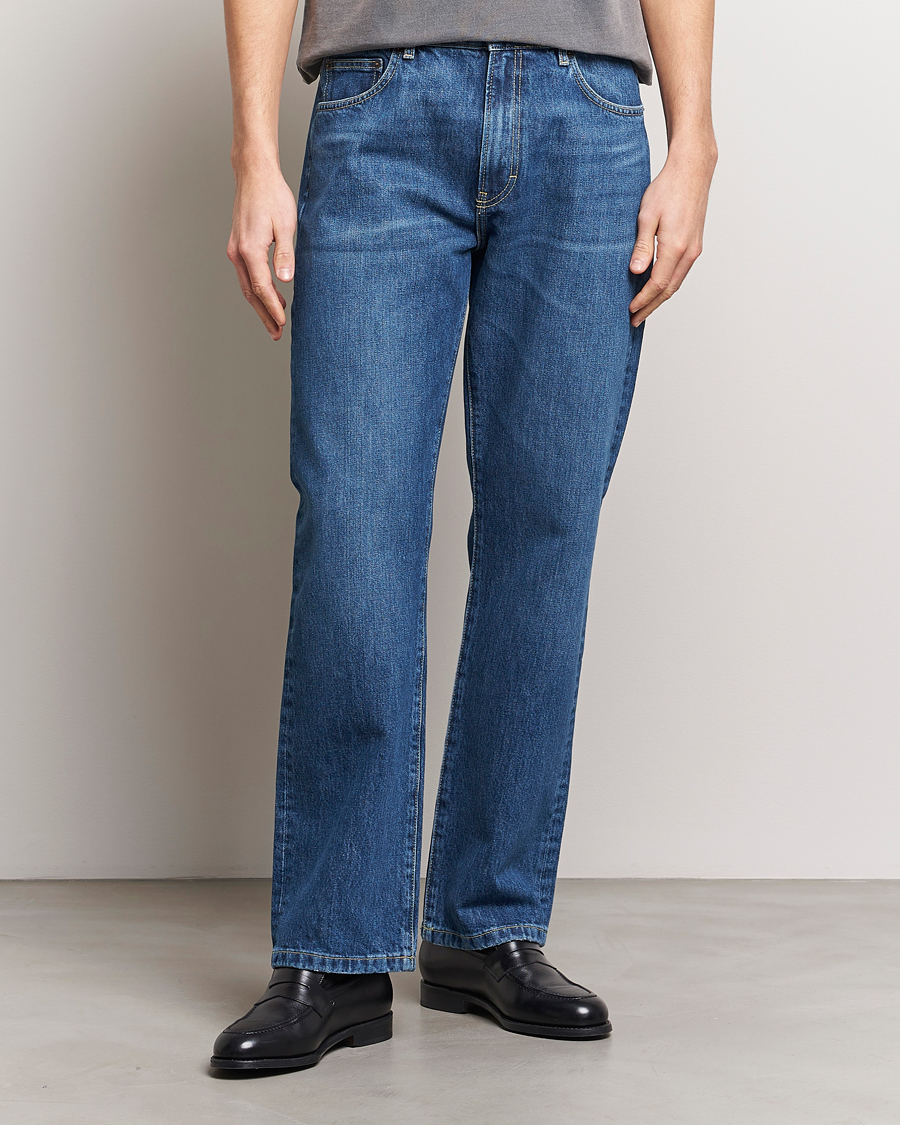 Men | Jeans | Jeanerica | SM010 Straight Jeans Tom Mid Blue Wash