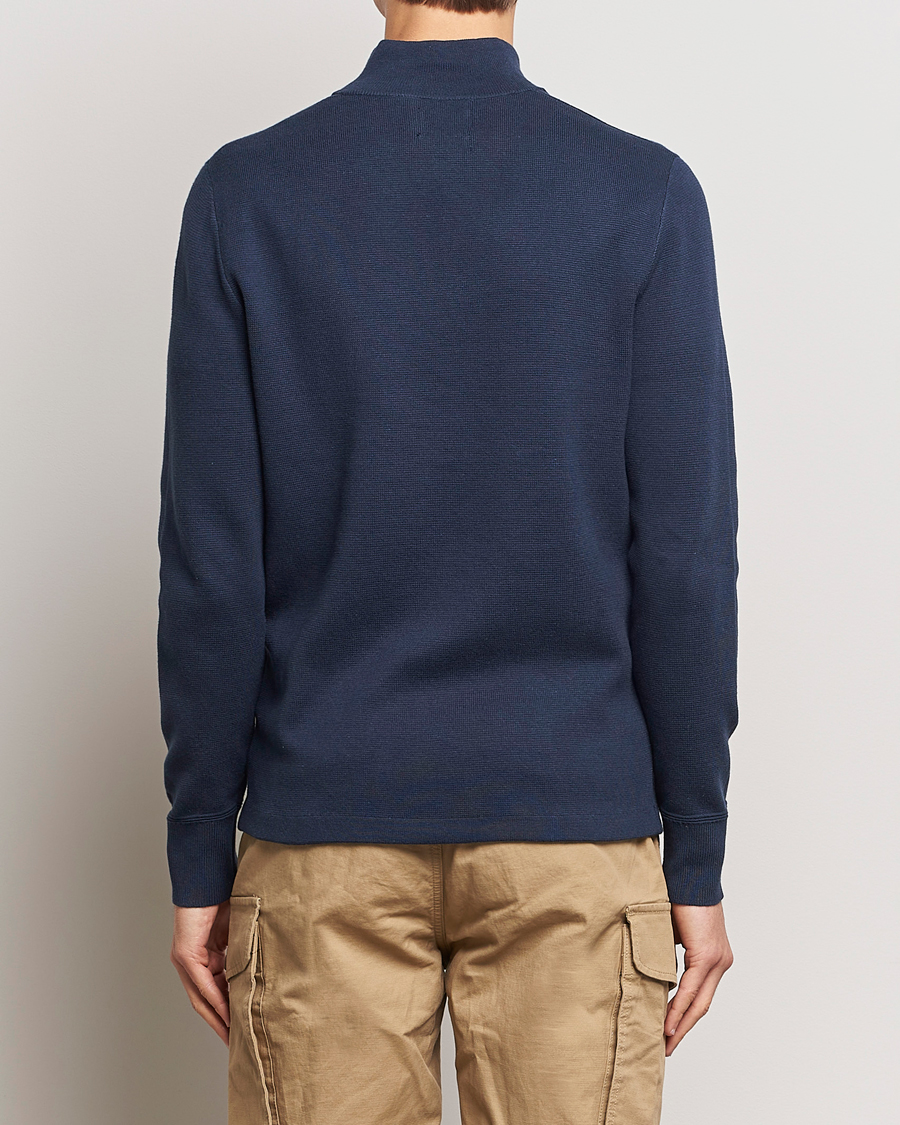 Men | Sweaters & Knitwear | Dockers | Half Zip Sweater Navy Blazer