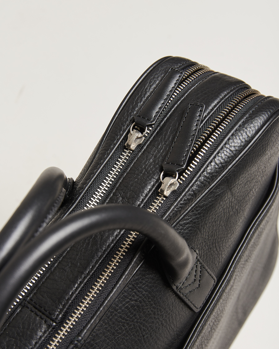 Men | Bags | Loake 1880 | Westminster Grain Leather Briefcase Black