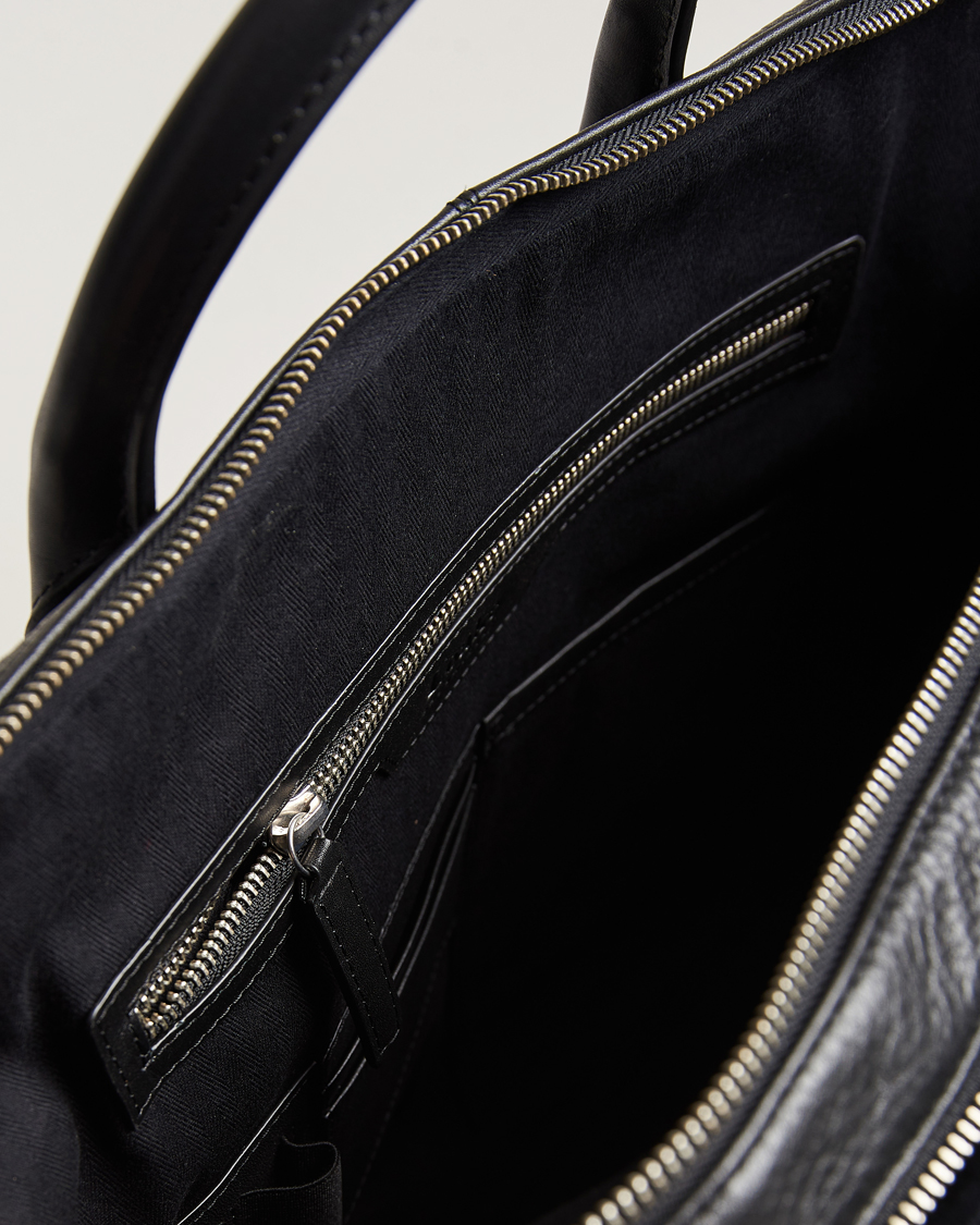 Men | Bags | Loake 1880 | Westminster Grain Leather Briefcase Black