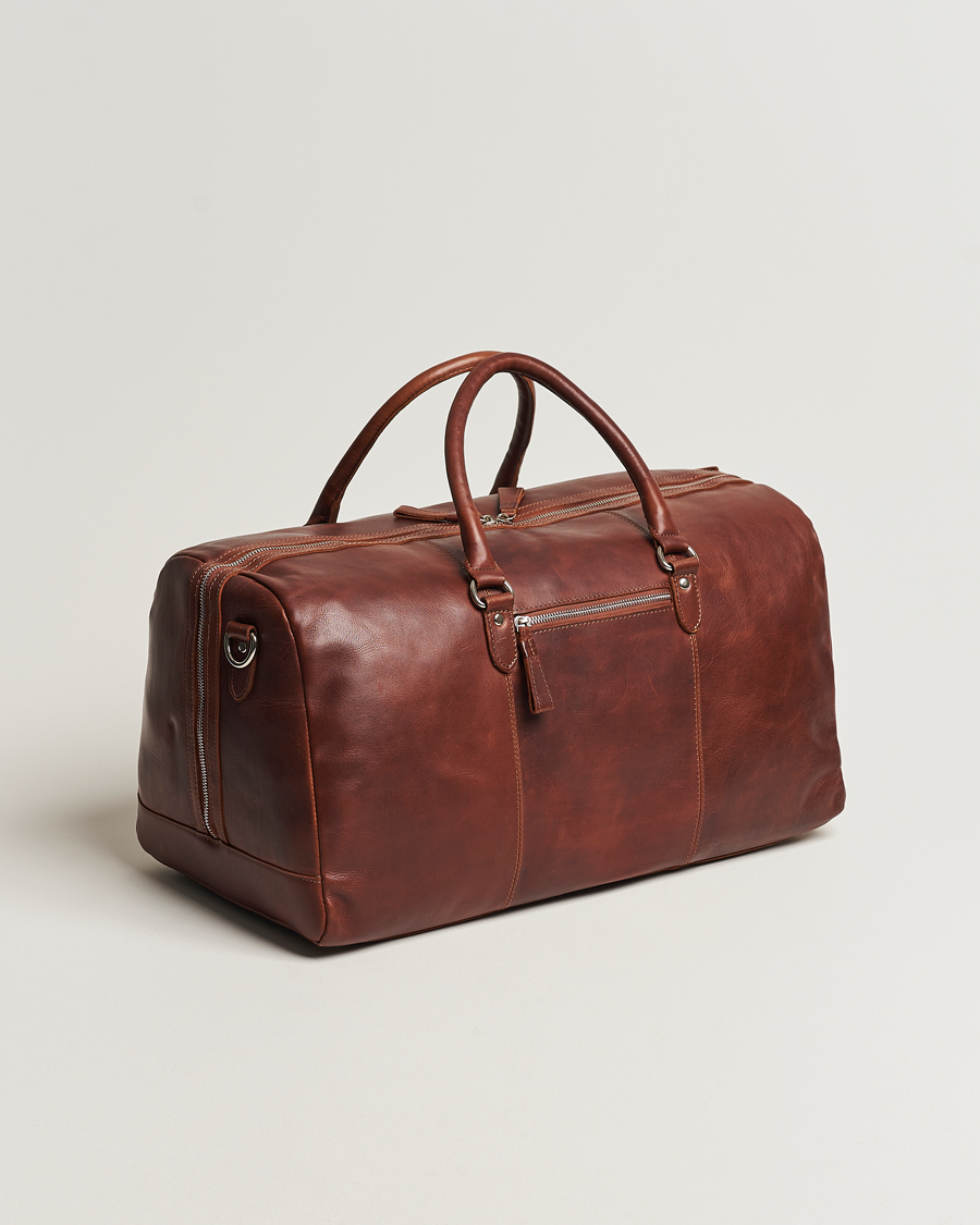 Men | Loake 1880 Norfolk Leather Travel Bag Cedar | Loake 1880 | Norfolk Leather Travel Bag Cedar
