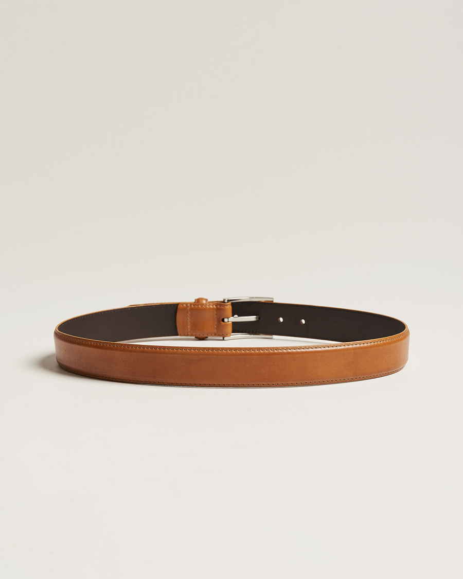 Men | Belts | Loake Shoemakers | Philip Leather Belt Tan