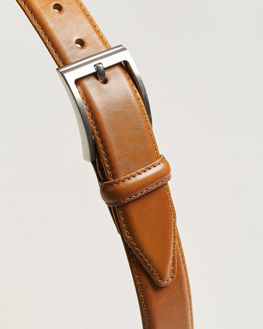 Men | Belts | Loake 1880 | Philip Leather Belt Tan