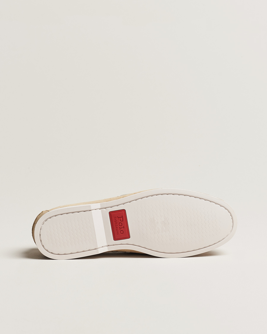 Men | Polo Ralph Lauren Merton Suede Boat Shoe Bone | Polo Ralph Lauren | Merton Suede Boat Shoe Bone