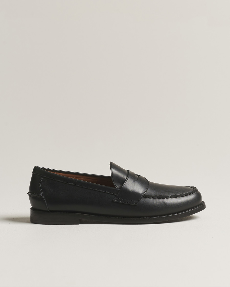 Men | Loafers | Polo Ralph Lauren | Alston Penny Loafers Black Calf