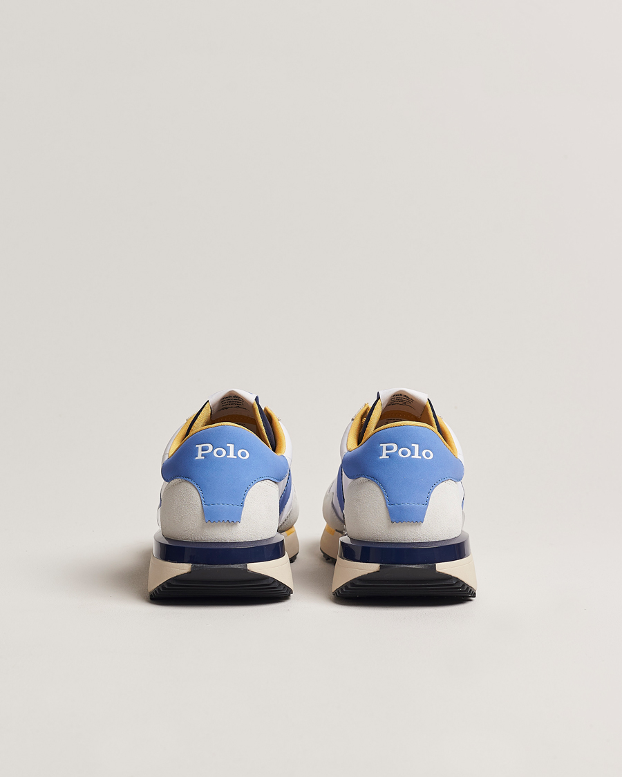 Men | Polo Ralph Lauren Train 89 Running Sneaker White/Blue/Yellow | Polo Ralph Lauren | Train 89 Running Sneaker White/Blue/Yellow