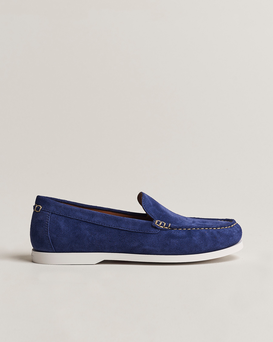 Men | Loafers | Polo Ralph Lauren | Merton Casual Suede Loafer Newport Navy