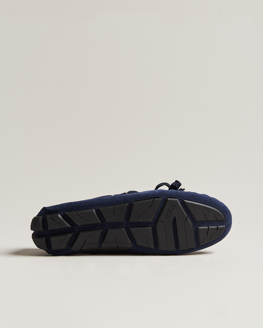Men | Moccasins | Polo Ralph Lauren | Anders Suede Car Shoe Hunter Navy