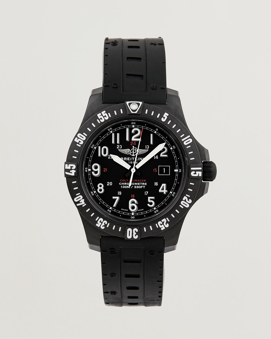 Men | Breitling Pre-Owned Colt Skyracer X74320E4 Steel Black | Breitling Pre-Owned | Colt Skyracer X74320E4 Steel Black