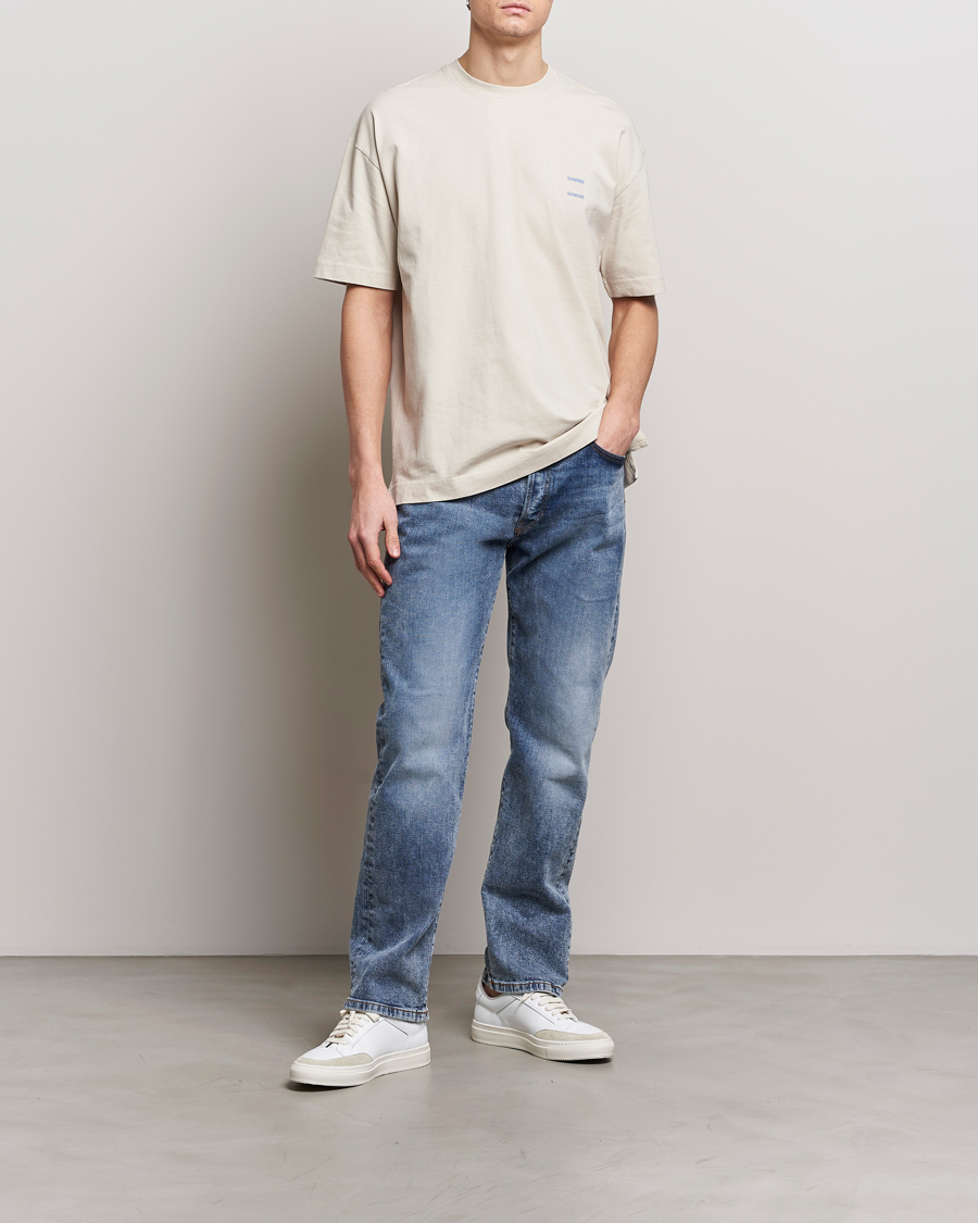 Men | T-Shirts | Samsøe Samsøe | Joel Organic Cotton T-Shirt Moonstruck