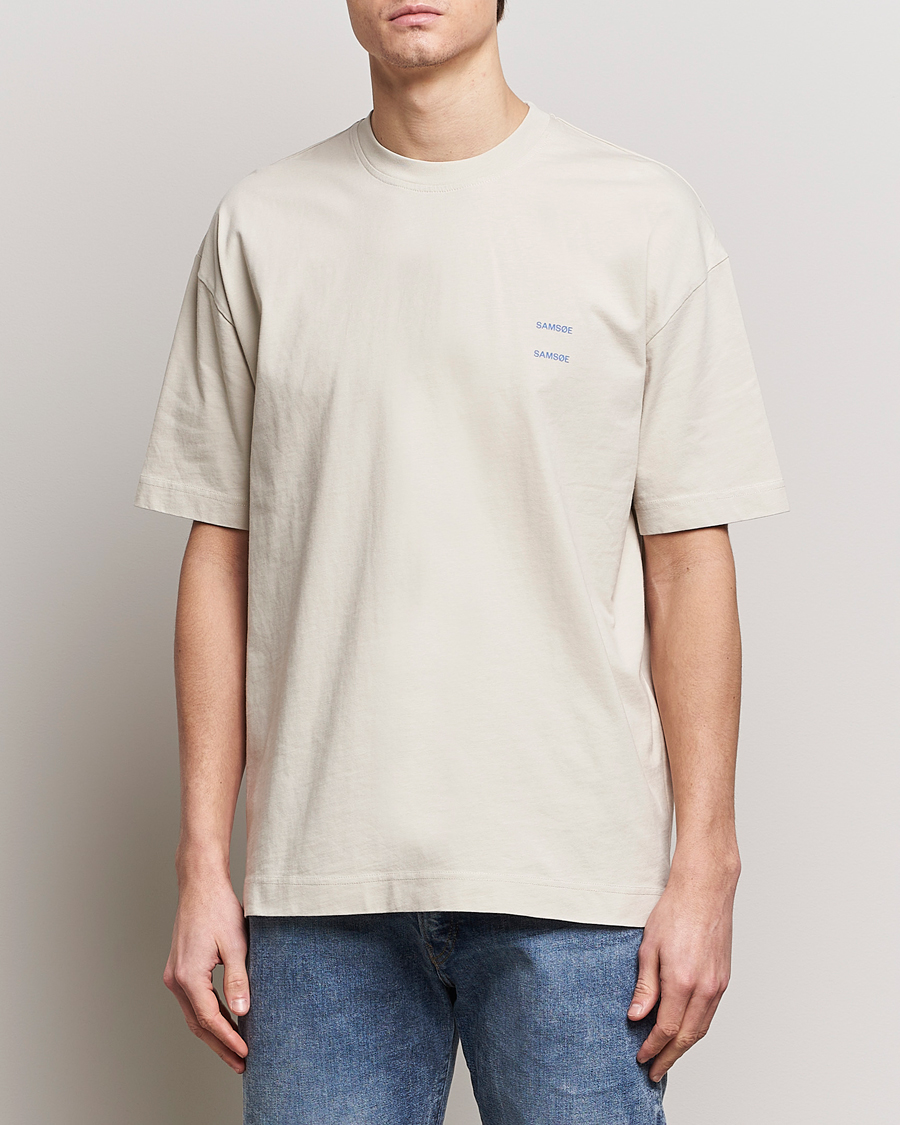 Men | T-Shirts | Samsøe Samsøe | Joel Organic Cotton T-Shirt Moonstruck