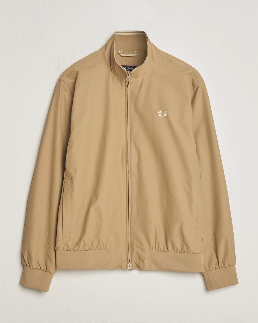 Men | Coats & Jackets | Fred Perry | Brentham Jacket Warm Stone