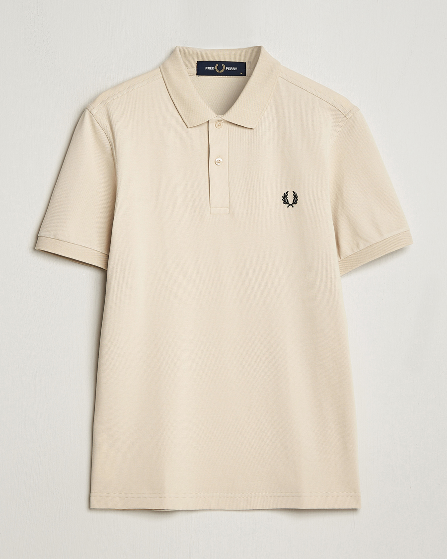 Men | Polo Shirts | Fred Perry | Plain Polo Shirt Oatmeal