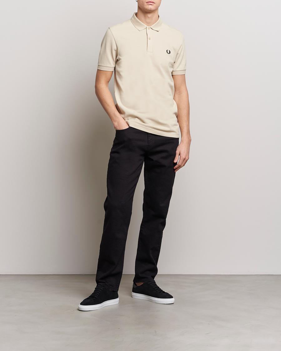 Men | Polo Shirts | Fred Perry | Plain Polo Shirt Oatmeal