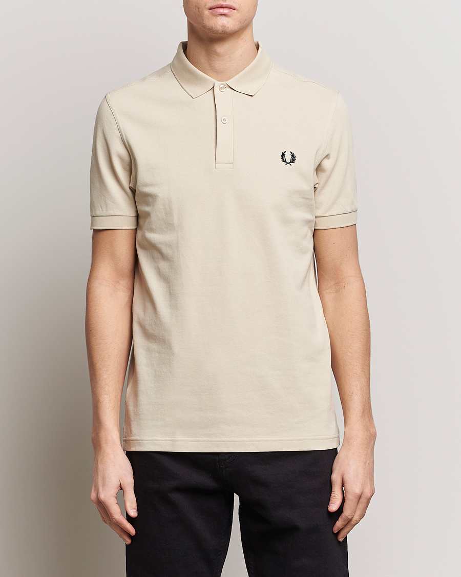Men | Polo Shirts | Fred Perry | Plain Polo Shirt Oatmeal