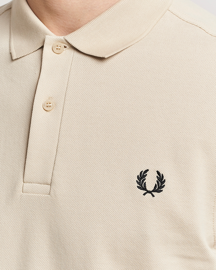 Men | Polo Shirts | Fred Perry | Plain Polo Shirt Oatmeal
