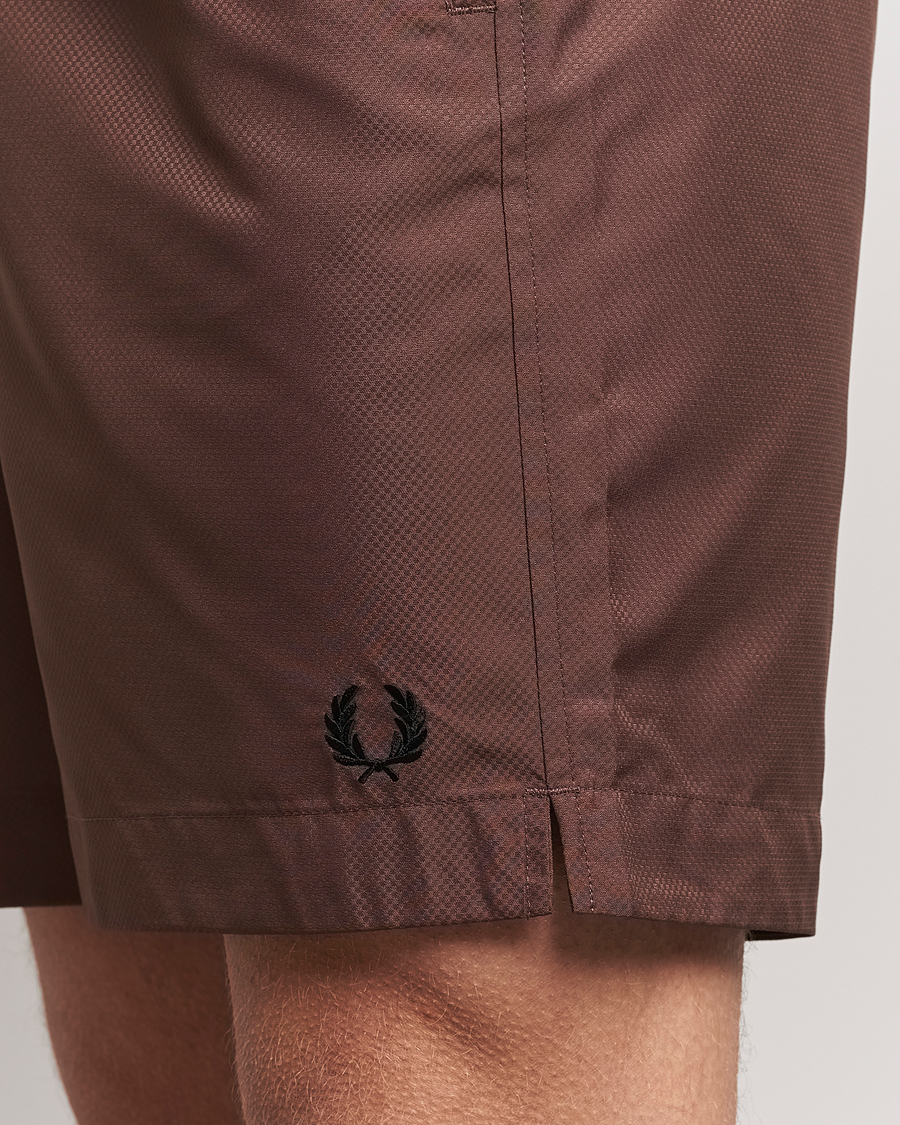 Men | Swimwear | Fred Perry | Classic Swimshorts Brick Red