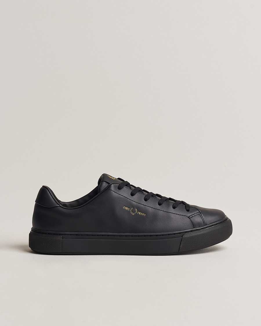 Men | Fred Perry B71 Leather Sneaker Black | Fred Perry | B71 Leather Sneaker Black