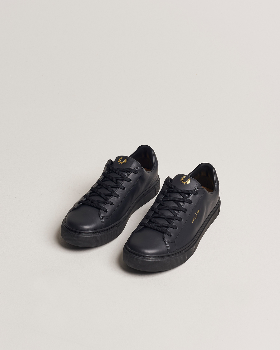 Men | Fred Perry B71 Leather Sneaker Black | Fred Perry | B71 Leather Sneaker Black
