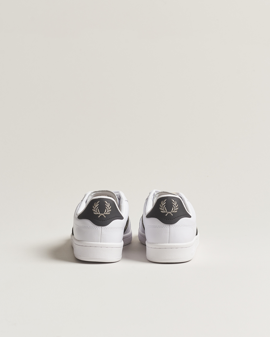 Men | Fred Perry B721 Leather Sneaker White/Warm Grey | Fred Perry | B721 Leather Sneaker White/Warm Grey