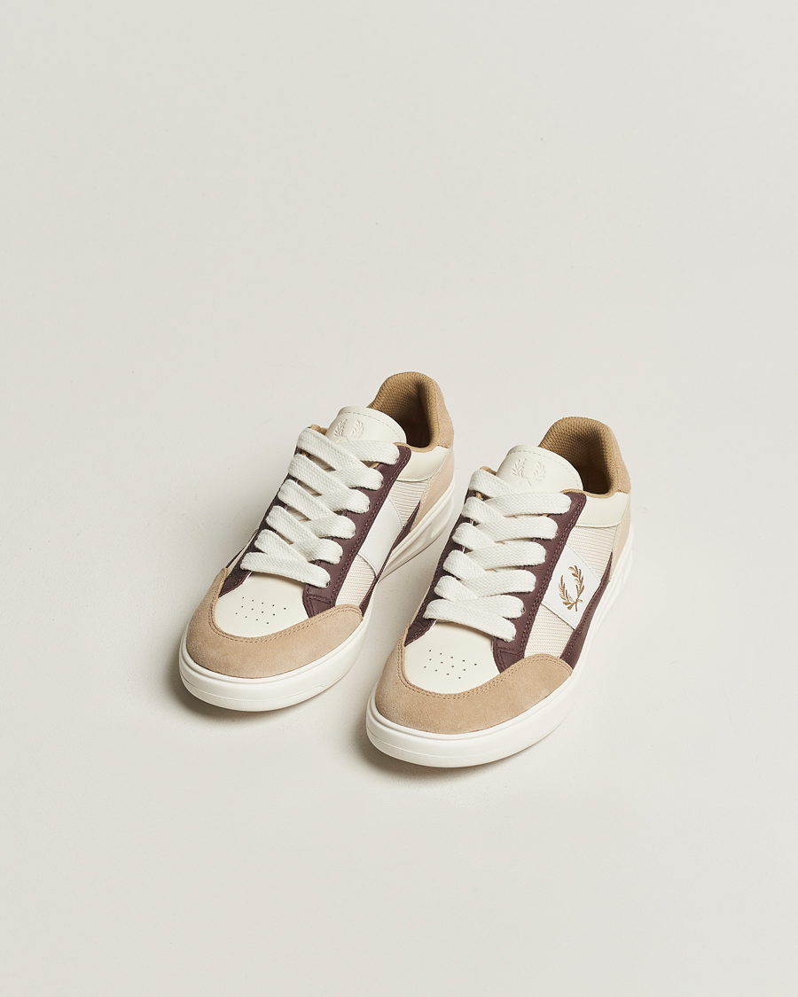 Men | Fred Perry B440 Sneaker White/Beige | Fred Perry | B440 Sneaker White/Beige