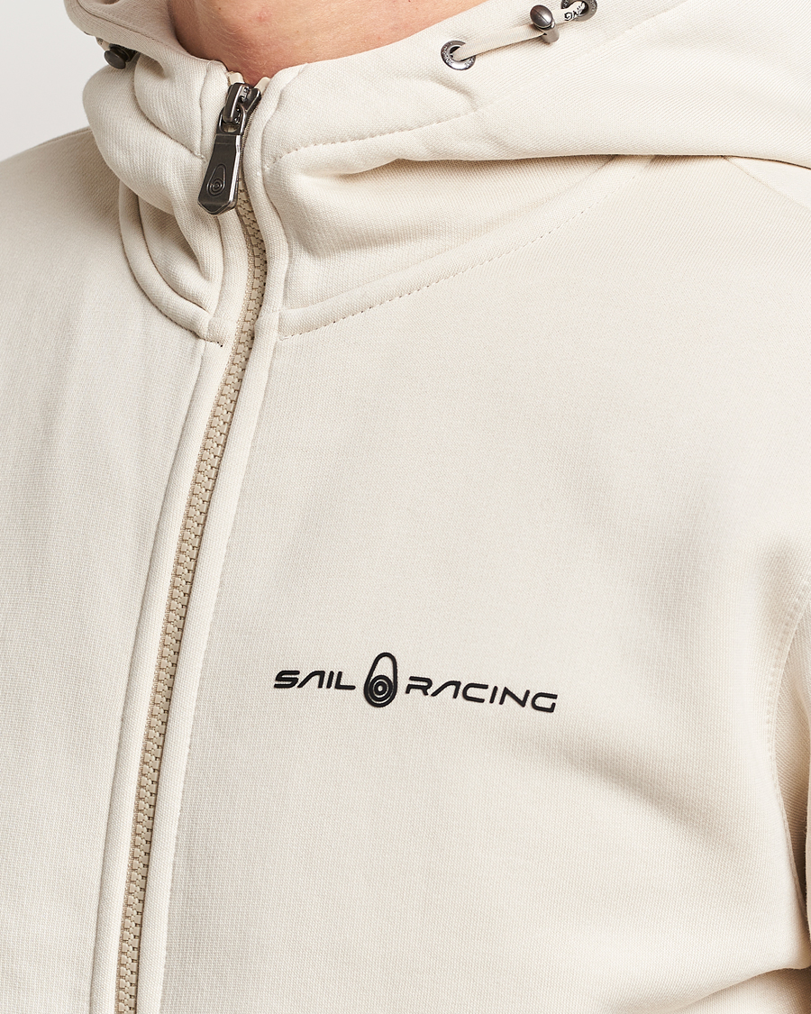 Men | Sweaters & Knitwear | Sail Racing | Bowman Full Zip Hoodie Ivory