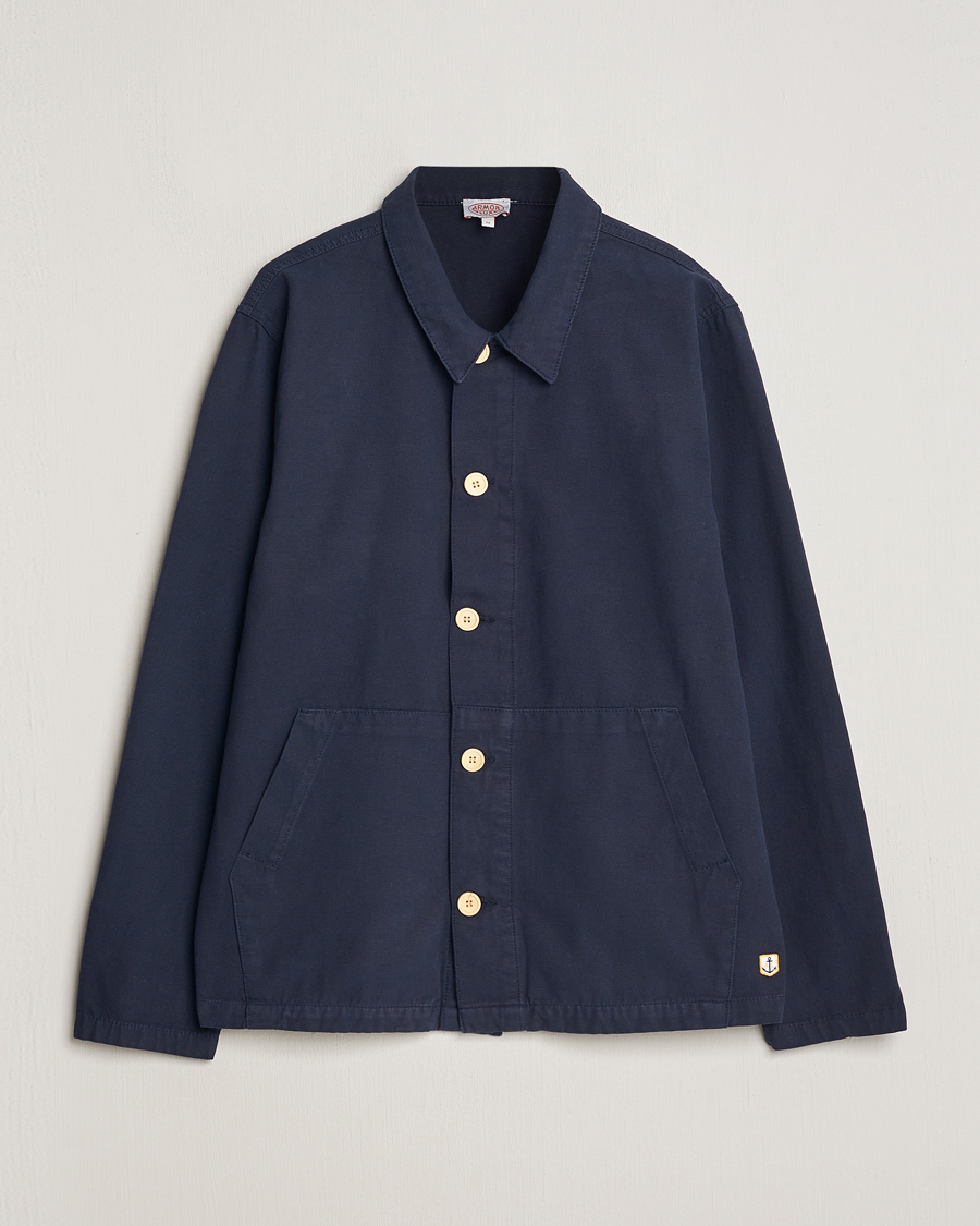 Men | Shirts | Armor-lux | Veste Pecheur Heritage Overshirt Deep Marine