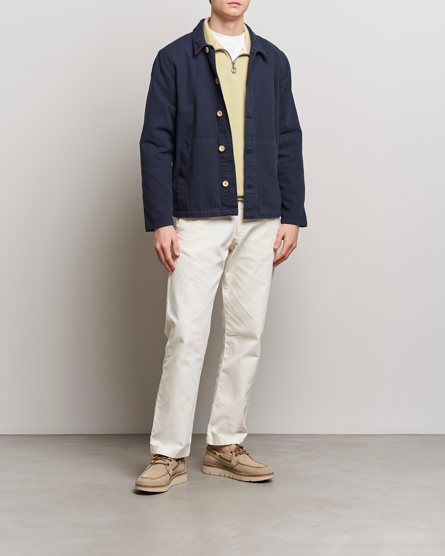 Men | Shirts | Armor-lux | Veste Pecheur Heritage Overshirt Deep Marine